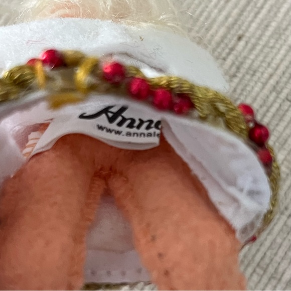 “Annalee “ Ornament 2017 Christmas Tree 3” Musical Angel Holding Harp w/ Tag - Picture 5 of 7